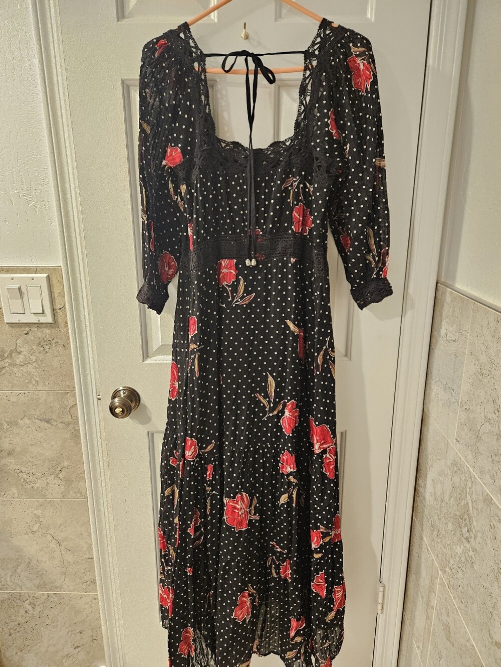 Free People Morning Meadows Long Sleeve Maxi sM - Picture 6 of 11